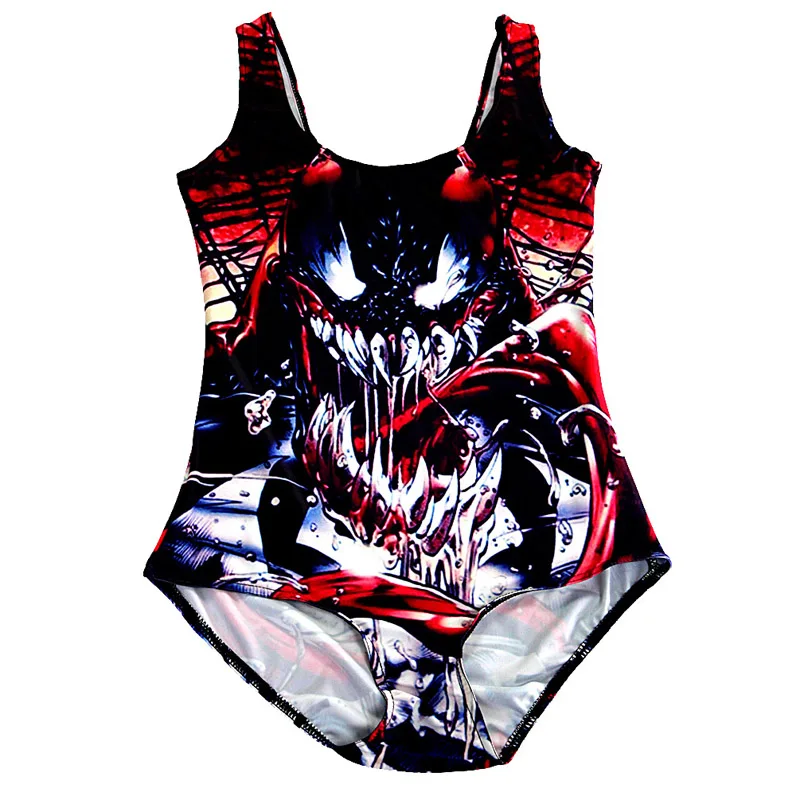 NEW 1200 Sexy Girl Summer Comic The Avengers spider man Macdonald 3D Prints One piece Swimsuit