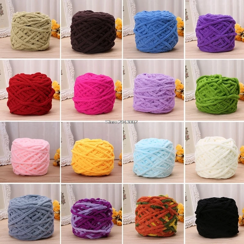 

100g/1ball Soft Cotton Hand Knitting Yarn Chunky Woven Bulky Crochet Worested
