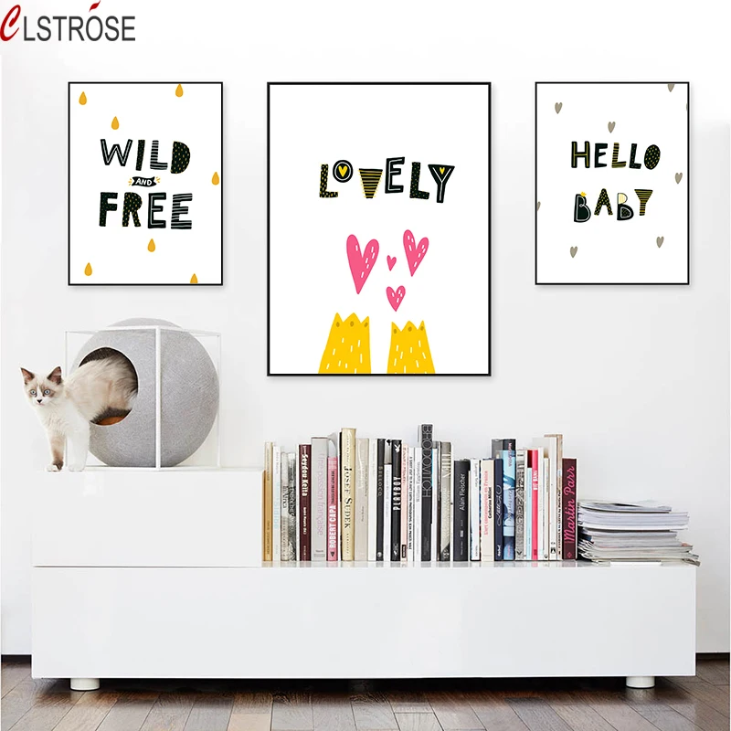 Canvas-painting-Poster-Art-Print-picture-Abstract-painting-Mural-Children-Bedroom-Kid-room-decoration (1)