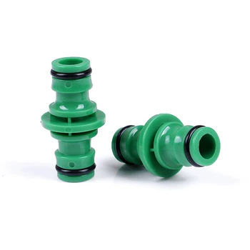 

5 Pcs Green 1/2' Garden Hose Fittings Pipe Connector Quickly Connector Wash Water Tube Connectors Repair Coupling