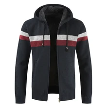 Brand patchwork wool knit zipper sweater drop ship Cardigan winter Male full stand collar warmth men casual top coat plus 3XL Brand patchwork wool knit zipper sweater drop ship Cardigan winter Male full stand collar warmth men casual top coat plus 3XL