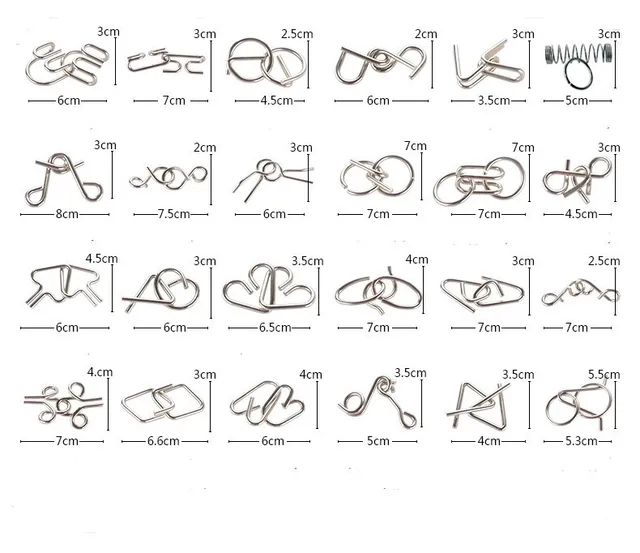 Disentanglement Puzzle Solutions