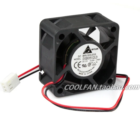 

1PCS Free Shipping DELTA 5cm 5025 DC 12V 0.09A 2-line server cooling fan 50x50x25mm