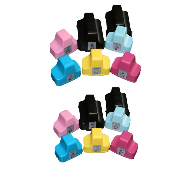 2SET 2BK Чернильные картриджи Замена для HP177 HP177XL 177XL XL PhotoSmart D7268 D7280 D7345 D7355 D7360 D7363 D7368 D7460 D7463 - Цвет: 2SET 2BK