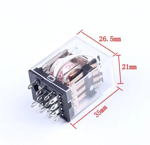 

JQX-12F2Z power electormagnetic relay 24v 3A 220VAC 28VDC 8 pins general purpose relay coil module without relay holder