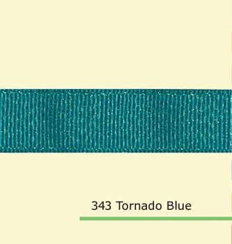 

1-1/2" inch (38mm) Gold Sparkle glitter Tornado Blue grosgrain ribbon