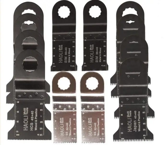 

12 pcs Oscillating multi tool Saw Blades Accessories for Rigid Worx AEG Multimaster power tool,wood metal cutting