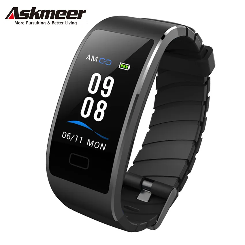 

ASKMEER S7 Smart Wristband IP68 Waterproof Color Screen Smart Fitness Tracker Bracelet Heart Rate Health Bracelet