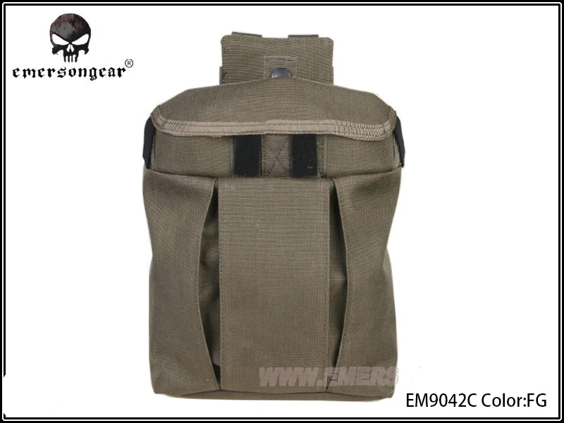 Emersongear сумка для мусора Mag Pouch Molle Тактические аксессуары Emerson тактические Чехлы для журналов Multicam EM9042 Coyote коричневый черный - Цвет: FG