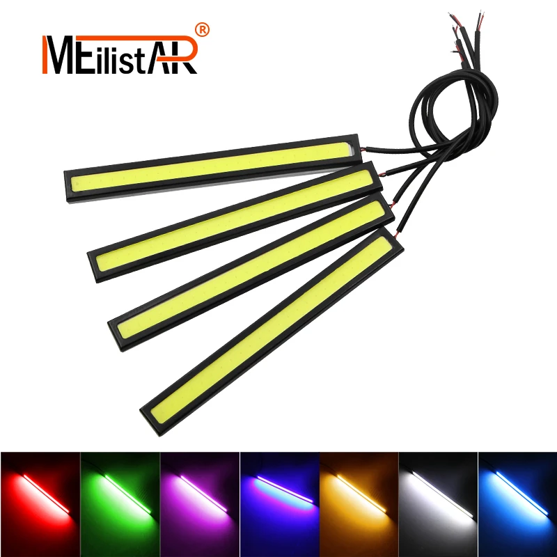 

1 Piece 17cm Universal COB DRL LED Daytime Running Lights Car Lamp External Lights Auto Waterproof Car Styling Led DRL Lamp