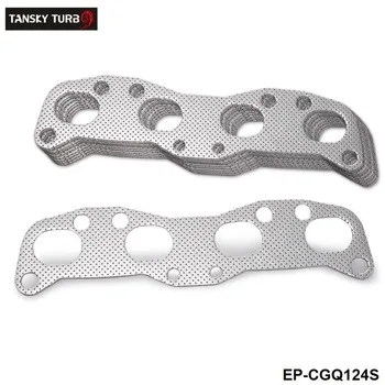 TANSKY -10PCS/LOT For NISSAN SILVIA 180SX 200SX CA18 CA18DET Aluminum Graphite Exhaust Manifold Header Gasket EP-CGQ124S