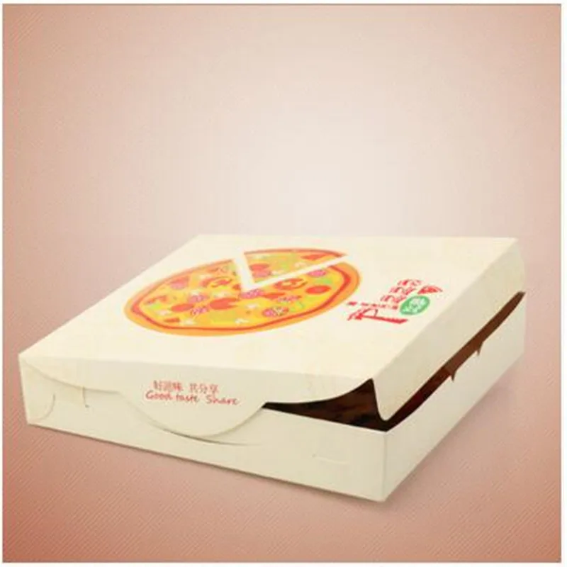 Коробка для пиццы белый картон коробка печати 20 см * 3 8 10 шт.|packaging milk|packaging box wholesalebox