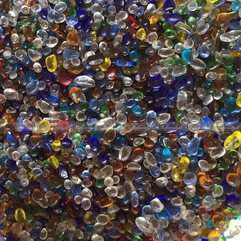 50g K5 Colorful Gravel Crystal Buddha Aquarium Fish Tank Glass Vase