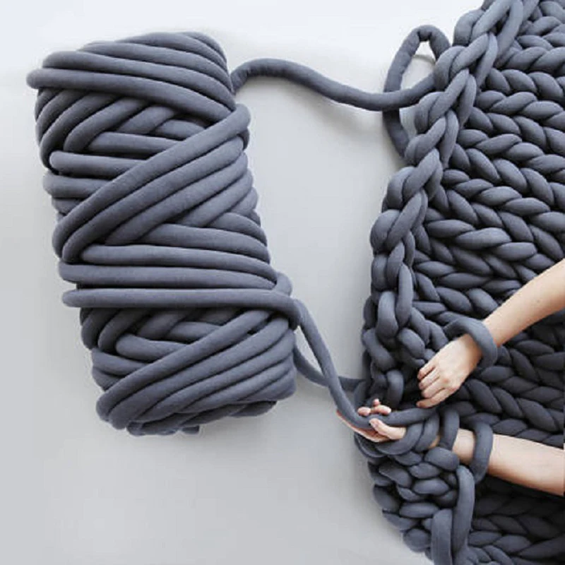60 м DIY ручное вязание спин плетеные шарики натуральная пряжа со стержневой нитью толстые пряжи войлочная шерсть-ровинг прядильный станок Стираемое одеяло поставки