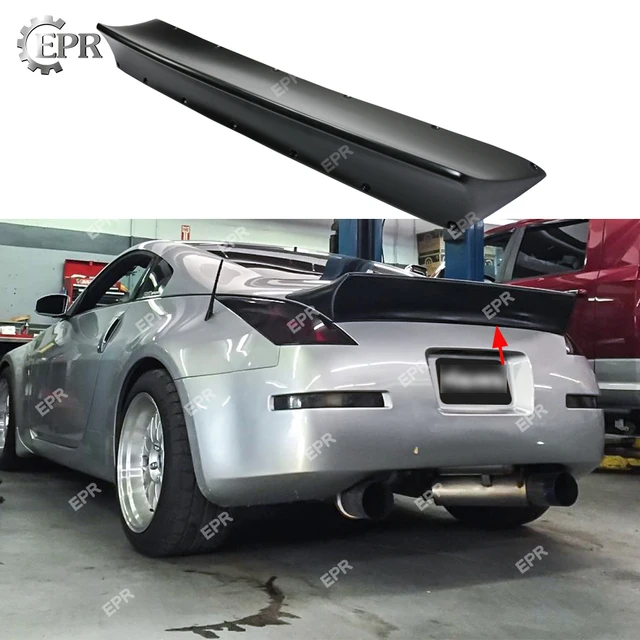 frp nismo wing lip for nissan 350z nismo version2 fiber glass rearfrp nismo wing lip for nissan 350z nismo version2 fiber glass rear spoiler 350z tuning trim accessories for 350z fiberglass wing