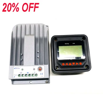 

Tracer 2215BN20A 12V 24V 20 amps Programmable MPPT Solar Charge Controller with MT50 LCD display Remote meter