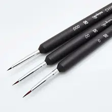 Инструмент для торта 1 упаковка = 3 шт 15 г тонкая Кисть ручка глазурь украшение торта сахарное ремесло декоративная кисть для моделирования из мастики инструмент