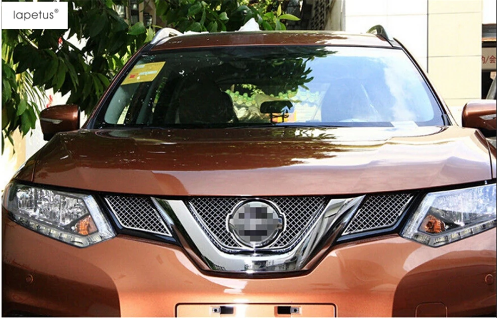 Lapetus аксессуары для Nissan X Trail T32 Rogue 2014 2016 соты стиль Передняя лицевая решетка гриль
