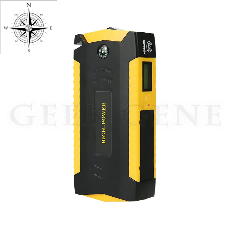 Starting Device Car Jump Starter 16000mAh Emergency Power Bank 12V Portable Car Charger For Battery Diesel Petrol Booster Buster