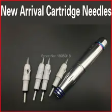 50 шт. микро иглы подводка для глаз, бровей, губ иглы татуировки 1RL Круглый лайнер для цифровой Liberty/charmant Перманентный макияж машины