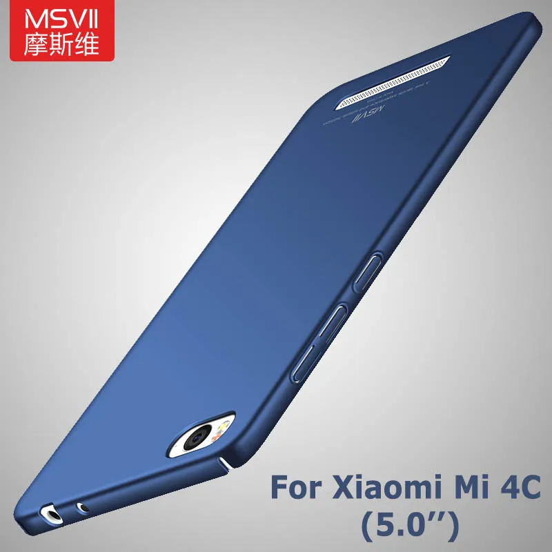 

Xiaomi Mi4c Case Cover Msvii Silm Cases For Xiaomi Mi4i cover Xiaomi Mi 4c 4i Hard PC Scrub Cover For Xiaomi mi4 mi 4 Cases 5.0"