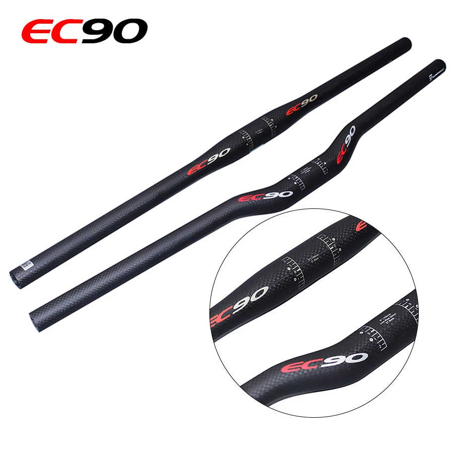 3K Full Carbon Fiber MTB Bicycle Handlebar 31.8*600 720mm Mountain Bike