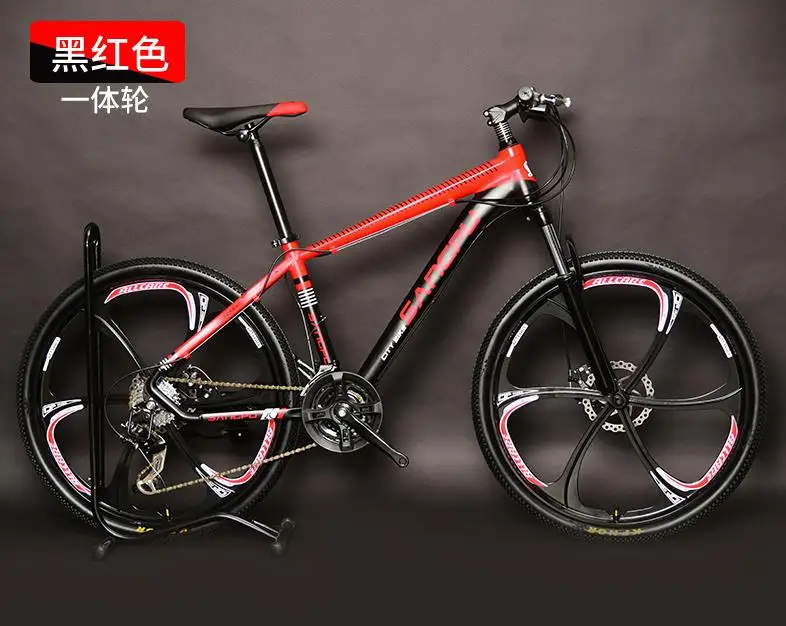 Cheap KALOSSE  bicicleta mountain bike  26inch tires  aluminum  alloy  adults  mountain bike  21/24/27/30 speed 2