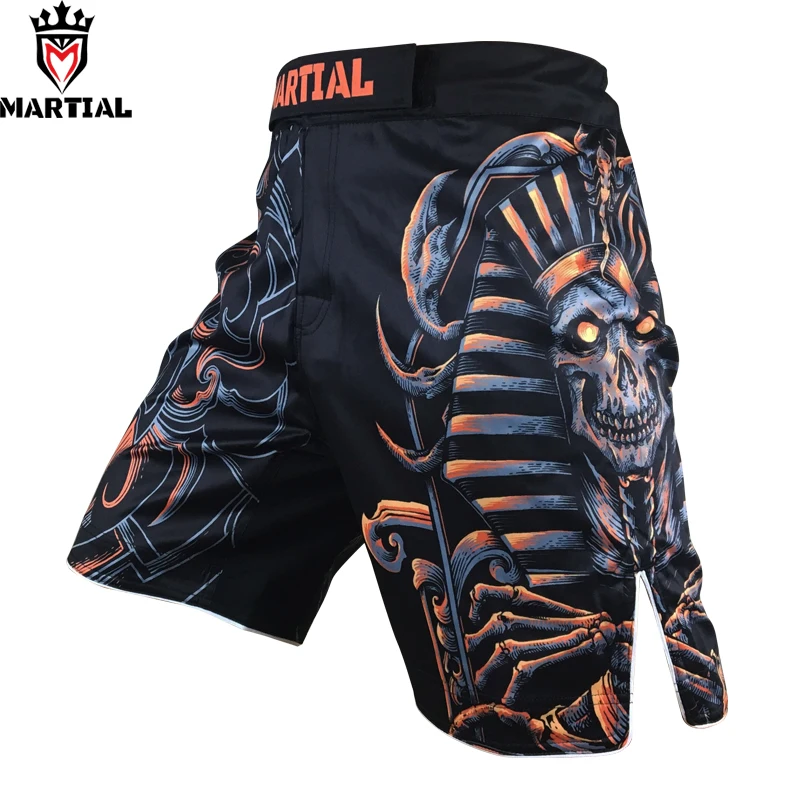 Comprar Martial Constelación de Escorpio diseño barato mma shorts pantalones corte de lucha combate bjj crossfit boxeo mma short para hombres