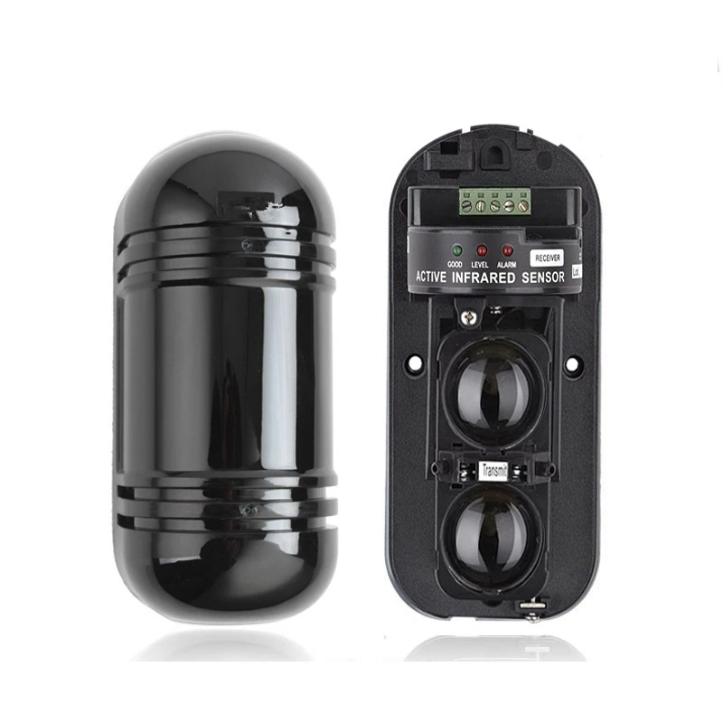 

GSM alarm sytem use Dual Beam Sensor Active Infrared Intrusion Detector 100M for Safety Window Wall Barrier IR beam photocell