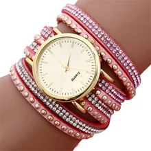 Hot sale New Arrive Women Dress Brand Quartz Wrist Watches Ladies Reloj Mujer Children Bracelet Drill Girl Wristwatches Well