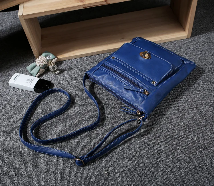 MJ Leather Messenger Bag Casual Women's Over-the-Shoulder Bags Brand Design Small PU Female Bags Crossbody Bucket Bag for Girls (26)