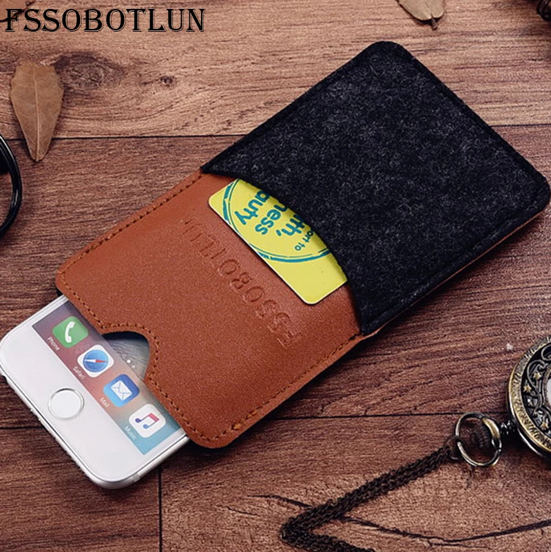 FSSOBOTLUN 6 стилей защитный чехол для телефона Wiko Sunny2 Plus 5 0 дюйма шерстяной фетровый