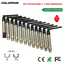 DHL 5pin передатчик DMX 512 2.4 г Беспроводной Системы Dfi DJ Light контроллер