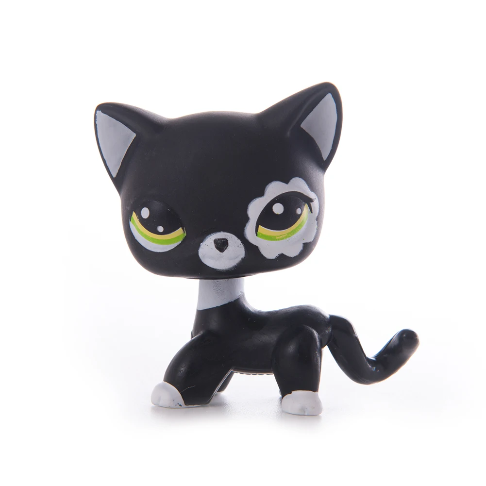 

Pet Shop Lps cat old collection Toys Short Hair Cat Action Standing Figure Cosplay Toys Children Best Gift