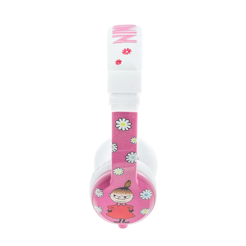 ONANOFF BuddyPhones MOOMIN Headphones Kids Safe Volume Limiting Wired Headsets Cartoon Cute Children Earphones With Microphone