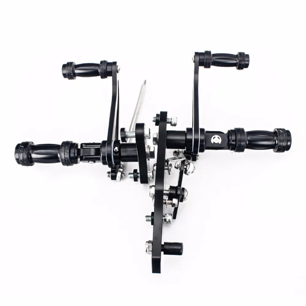 

BIKINGBOY for KAWASAKI VN800 96 97 98 99 00 01 02 03 04 05 Forward Controls Rearsets Rear Sets Foot Pegs Rests Motorcycle Racing