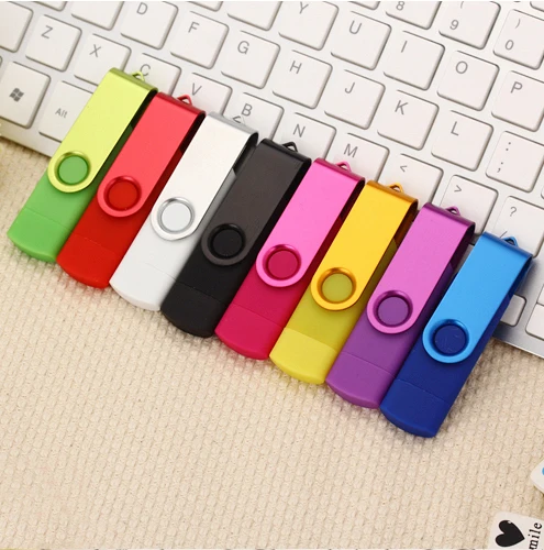 Дешевый OTG USB флеш накопитель для все микро usb для устройств на аndroid флеш накопитель USB диск металлический 16 ГБ флеш накопитель 32 Гб 64 Гб 128 Гб OTG флеш на...