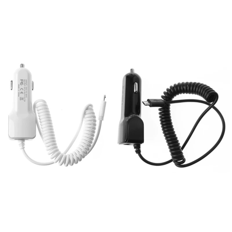 

5V 2.1A Fast Charge Car Charger With Micro USB Extension Cable For Android Phone
