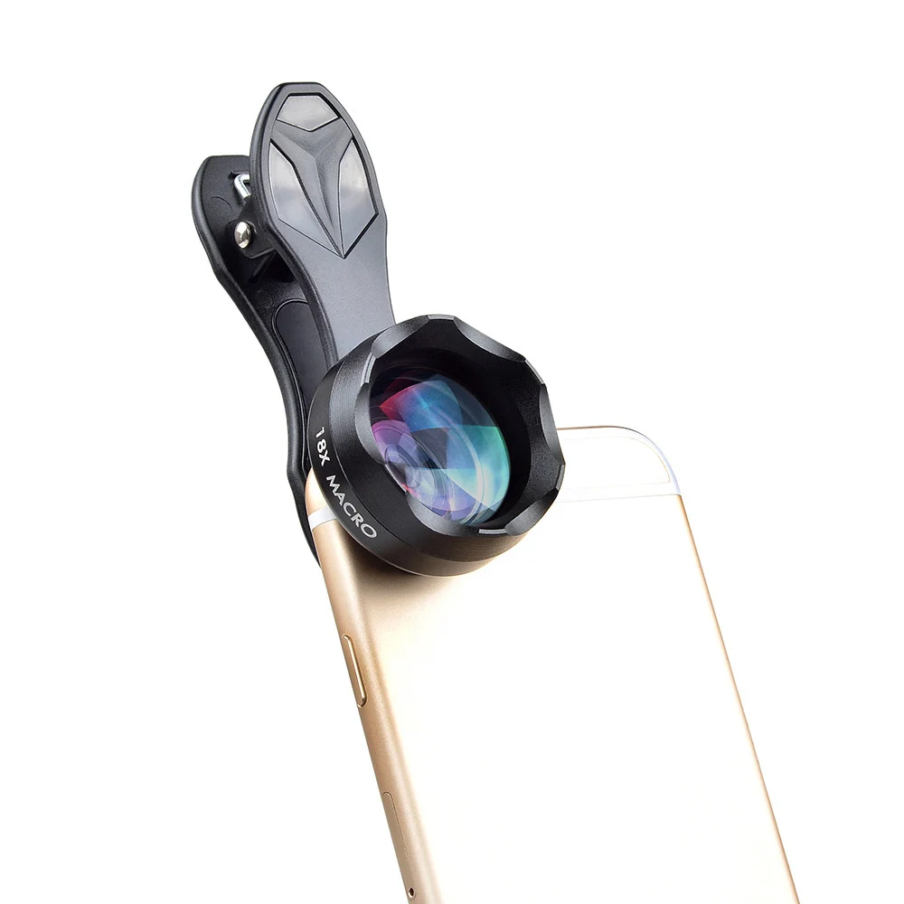 

Phone Camera Lens,Photography Macro Lens HD 18X Super Macro Mobile Phone Lens Compatible for iPhone 6 7 Xiaomi Samsung HTC Andr