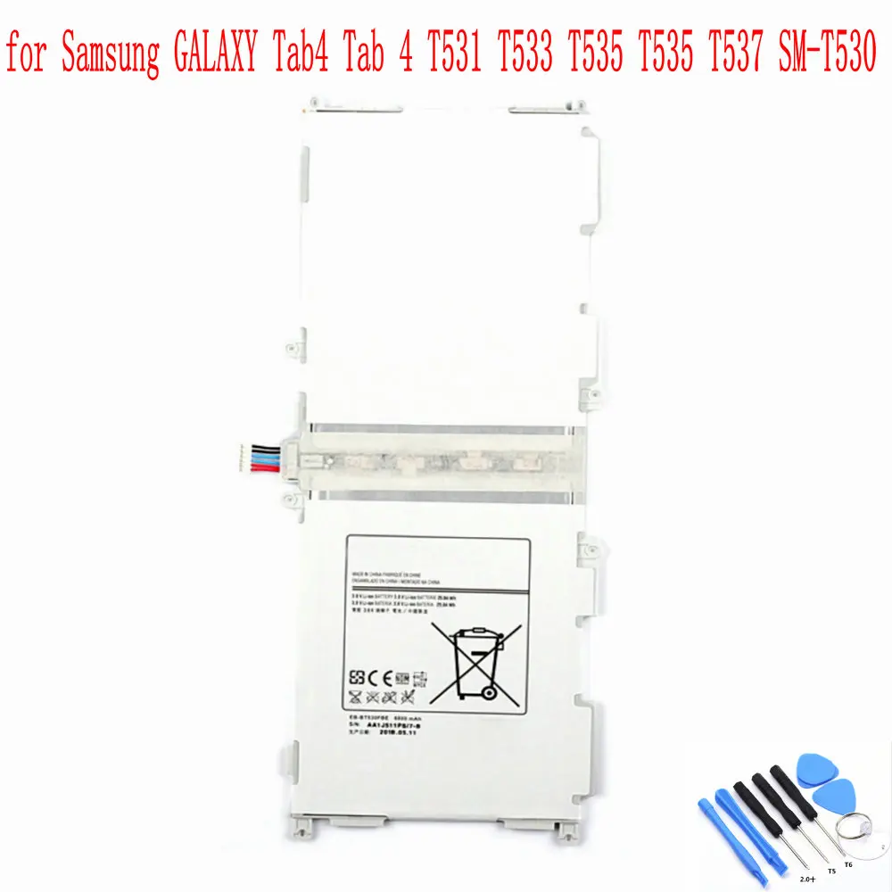 

Ansheng Original EB-BT530FBU EB-BT530FBC 6800mAh Battery For Samsung Galaxy Tab4 Tab 4 T531 T533 T535 T535 T537 SM-T530 Tablet