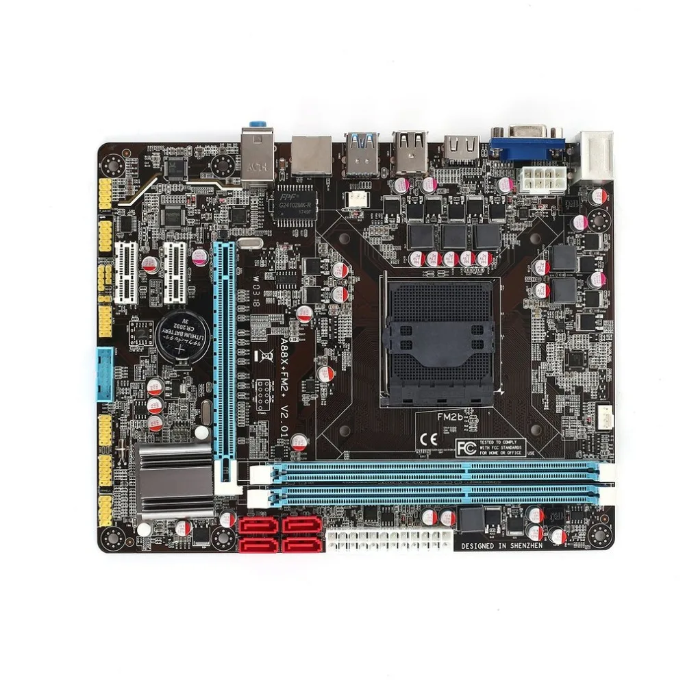 

Newest A88 V2.0 FM2/FM2+Motherboard Desktop PC Board Mainboard 16GB MAX for AMD FM2/FM2+ CPU mATX with LAN Controller