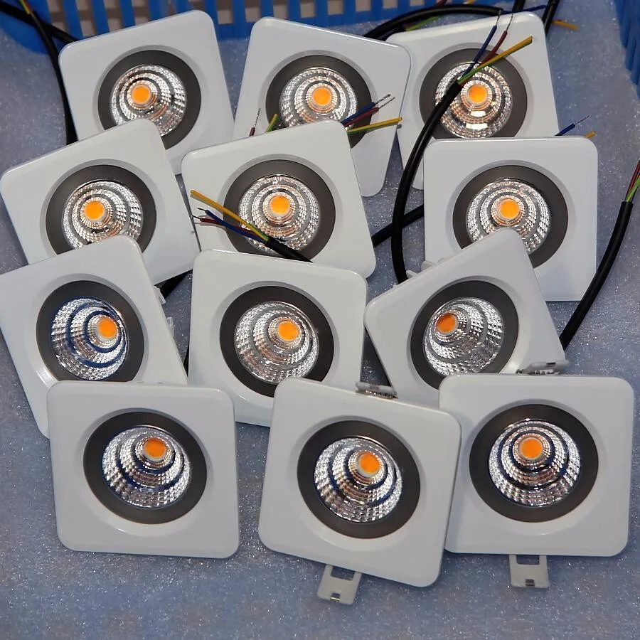 

COB Samsung Driverless shower room lamp AC220/AC110V dimmable waterproof downlight for bathroom or outdoor IP65 led downlighter