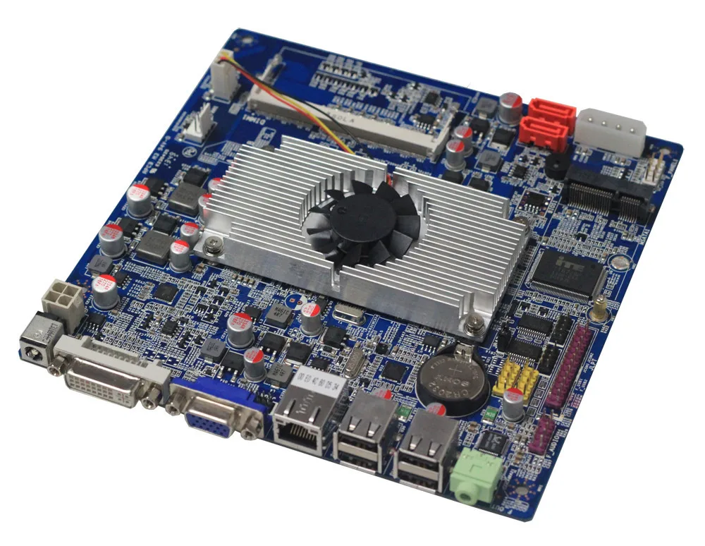 

mini-ITX industrial motherboard with onboard AMD processor,VGA DVI