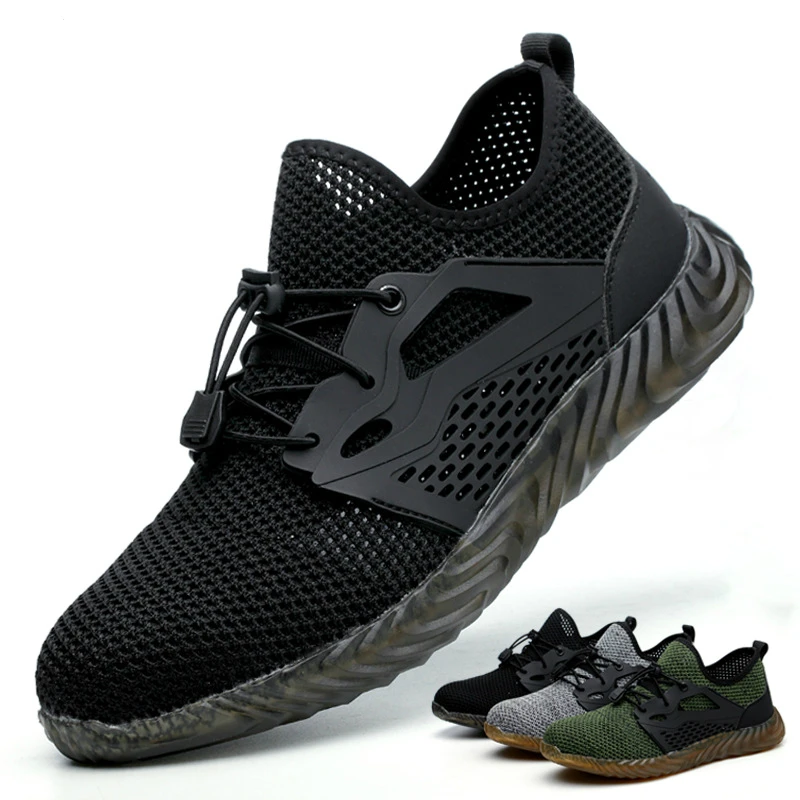 سوبر كبير حجم الرجال عارضة تنفس مقدمة حذاء من المعدن أحذية أمان للعمل البناء عامل الصيف حذاء الأدوات الأمن الأحذية سوبر كبير حجم الرجال عارضة تنفس مقدمة حذاء من المعدن أحذية أمان للعمل البناء عامل الصيف حذاء الأدوات الأمن الأحذية