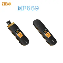 Разблокированный zte MF669 USB модем HSPA +/к оператору сотовой связи HSPA/UMTS 900/2100 МГц 28 Мбит/с