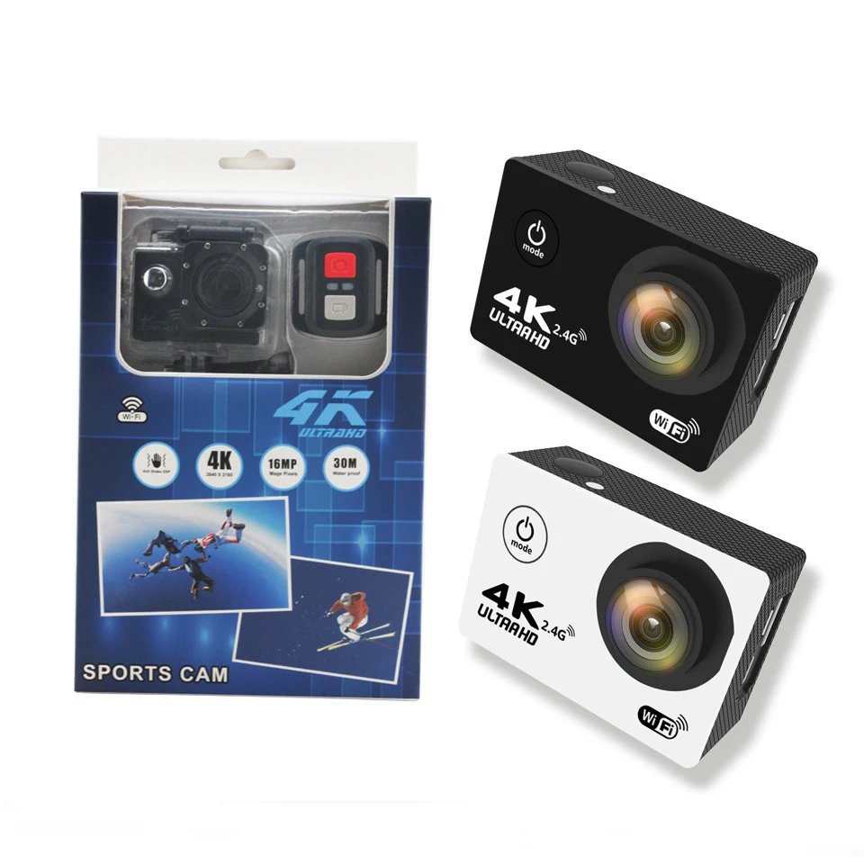 

Ultra HD 4K Action Camera wifi Camcorders 16MP 170 go cam 4 K deportiva 2 inch f60 Waterproof Sport Camera pro 1080P 60fps cam