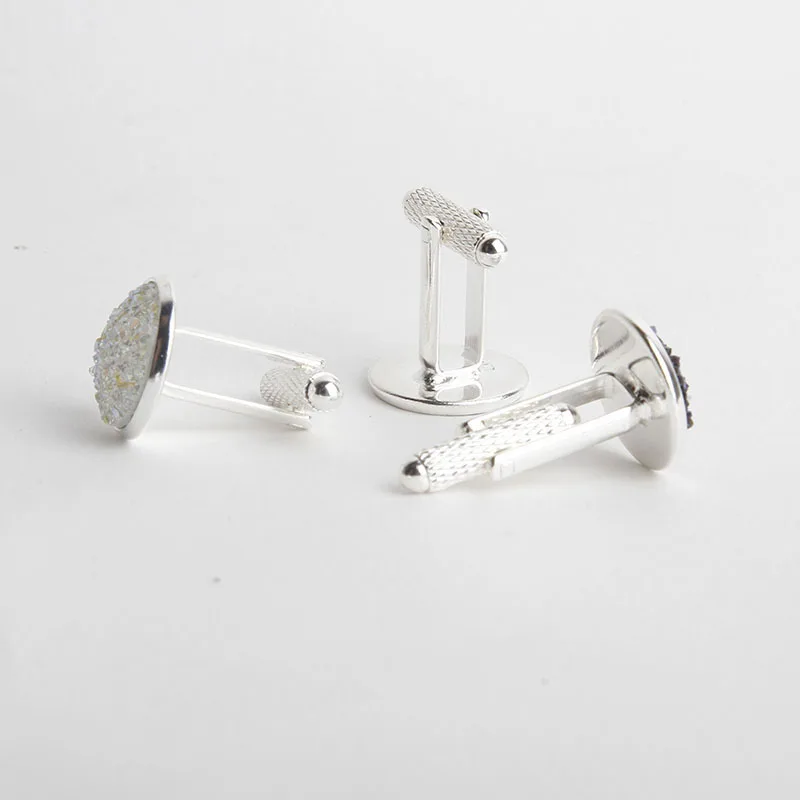 2018-Simple-Luxury-AB-Color-Drusy-Stone-Cufflinks-for-Men-Women-Round-Rhinestone-Cuff-links-Gift (5)