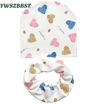 YWSZBBST Infant Caps Cotton Beanies Love Heart Print Baby