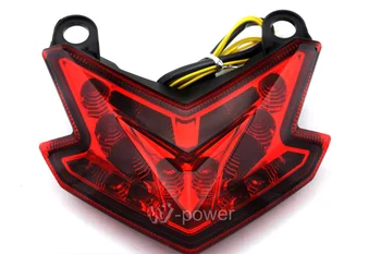 

For KAWASAKI Z800 2013-2014 ZX-6R 13-14 Motorcycle Accessories Integrated LED Tail Light Turn signal Blinker Red High Quality