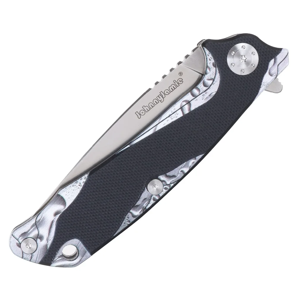 Складной нож johnyджейми брендовый Spadger Plus G10 с ручкой D2 стальным лезвием Походный